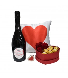 Valentine's Gift with Champagne