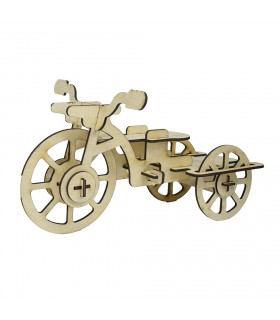 Tricicleta Hobby din Lemn