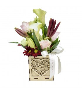 Arrangement for Mothers in "Love" Box