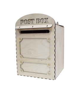 Cutie Postala din Lemn
