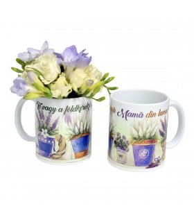 “Cea Mai Buna Mama” Arrangement in Mug