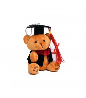 Graduate Bear Keychain
