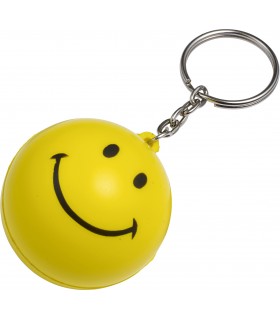 Smiley Plastic Anti-stress Keychain