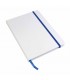 White Notebook with Colorful Cord