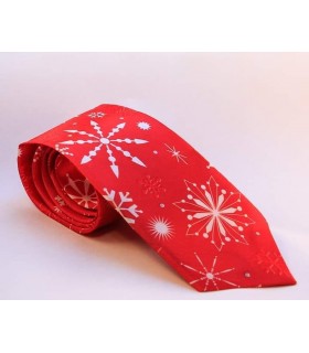 Tie with Christmas Pattern
