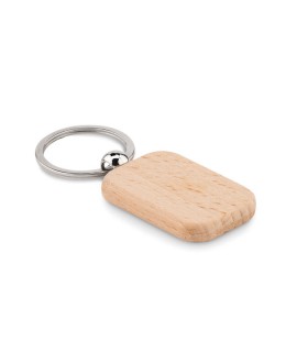 Rectangular Wooden Keychain
