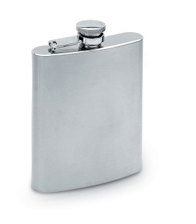 Simple Metallic Hip Flask