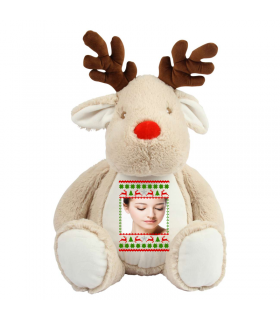 Zippie Reindeer Personalized Plushie
