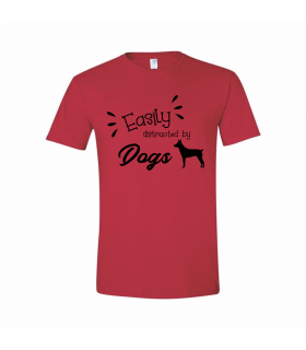 Easily Distracted By Dogs T-shirt for Men