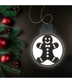 Ornament cu LED Gingerbread Man