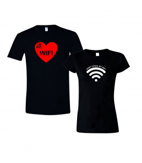 Wifi T-shirts for Couples