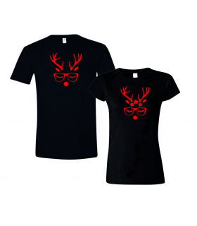 Reindeer T-shirts for Couples
