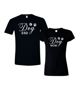 Dog Dad/Dog Mom T-shirts for Couples