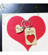 Heart Keychain Set