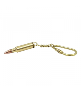Bullet-shaped key ring
