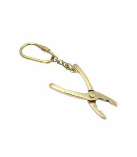 Pliers-shaped metal key ring