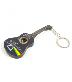 Guitar-shaped key ring - Pink Floyd