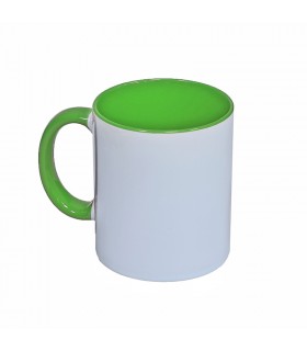 Mug with Colored Interior and Handle
